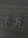 Orecchini love argento