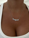 Necklace multifiori argento