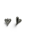 Orecchini cuore big argento - aria accessorize