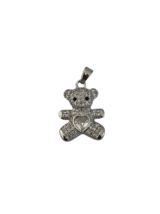 Ciondolo orso zirconi - aria accessorize