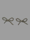 Orecchini fiocco argento