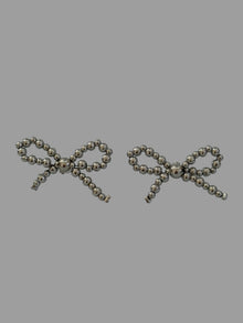  Orecchini fiocco argento