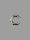 Earcuff rigato mini argento
