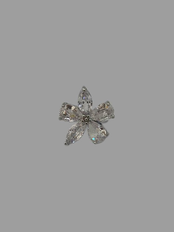 Earcuff fiorellino argento