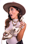 Collana Magda blu