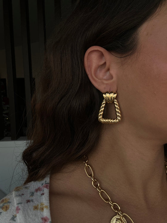 Orecchini clessidra oro