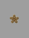 Earcuff fiore zircone oro