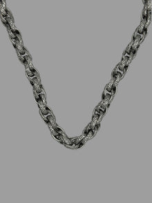  Collana intreccio big argento