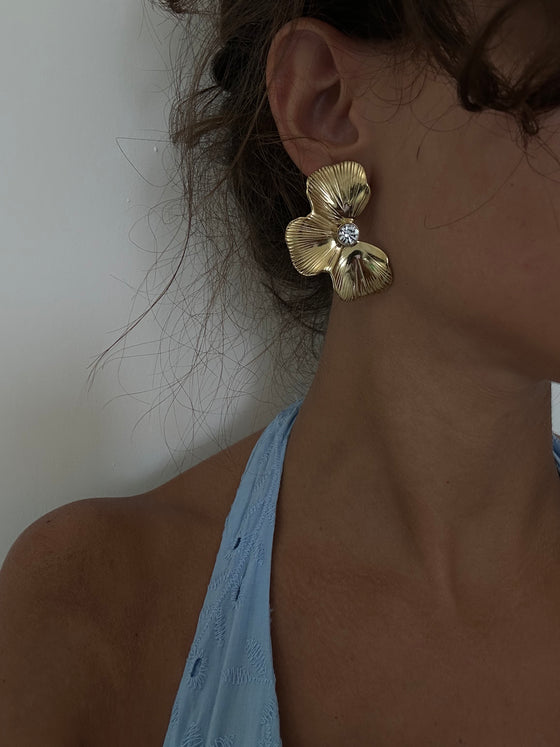 Orecchini fioritas oro
