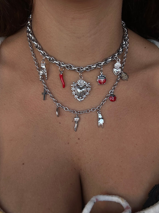 Collana fortunella argento