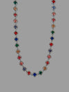 Girocollo Morgana multicolor argento