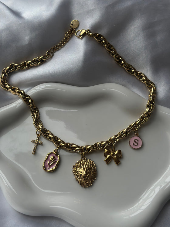 Collana charms coraggiosa