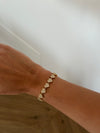 Bracciale cuoricini oro