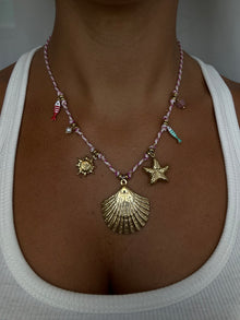 Collana mare luna rosa