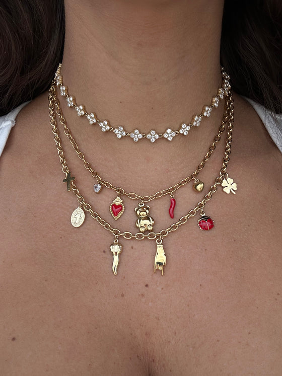 Collana fortunella oro