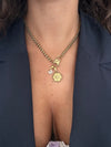 Necklace girasole e lettera