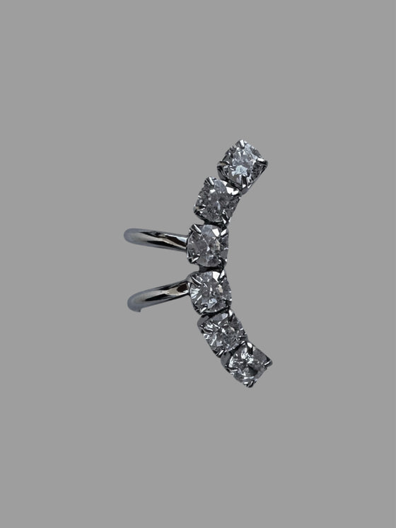 Earcuff merida argento