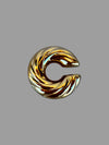 Earcuff rigato maxi oro