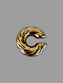  Earcuff rigato maxi oro