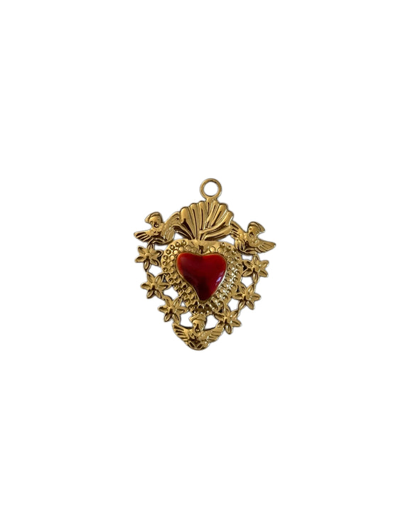 Ciondolo corazones rosso - aria accessorize