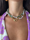 Collana pearls verde