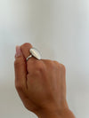 Anello goccia argento