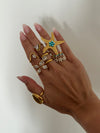 Anello goccia oro