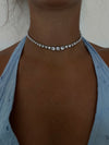 Choker bon bon argento