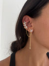 Orecchino e cuff ariel oro