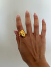 Anello goccia oro