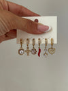Set orecchini mix oro