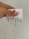Set orecchini farlalla argento