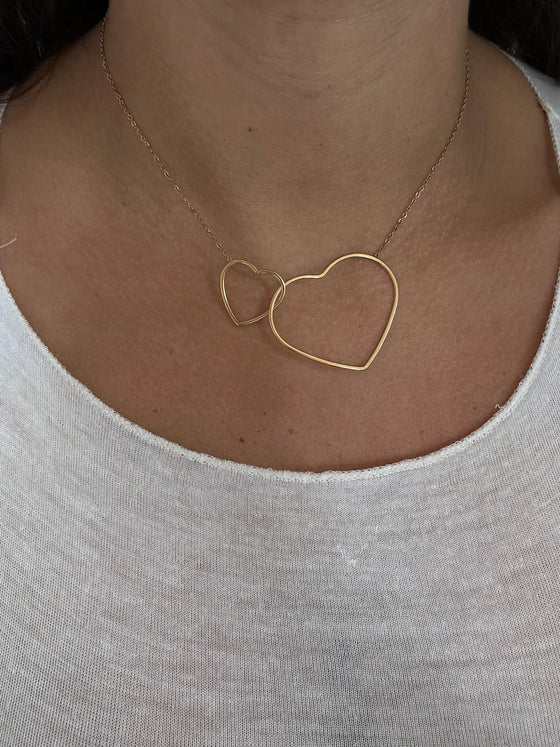 Girocollo cuoricini oro