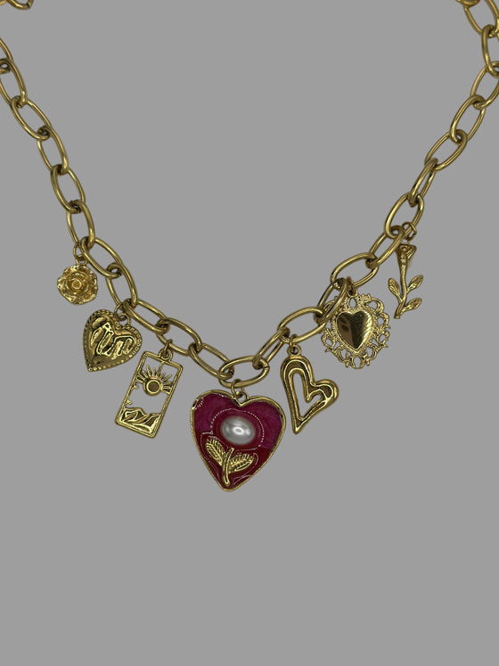 Collana Magda rossa