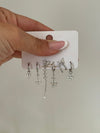 Set orecchini farlalla argento