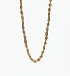 Necklace treccina oro