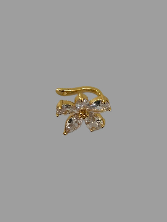 Earcuff fiorellino oro