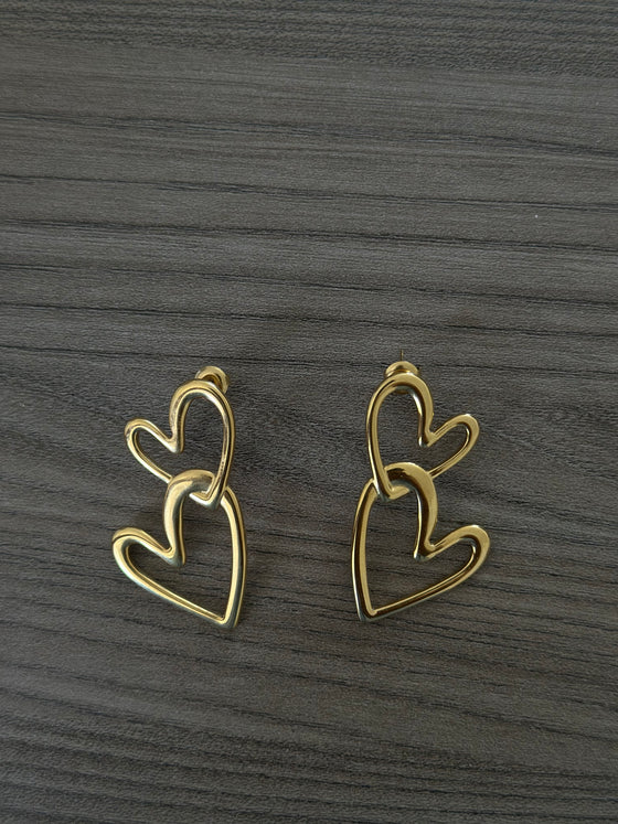 Orecchini love oro