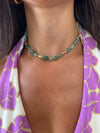 Collana pearls verde