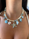 Collana stella turchese