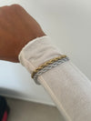 Bracciale treccina argento