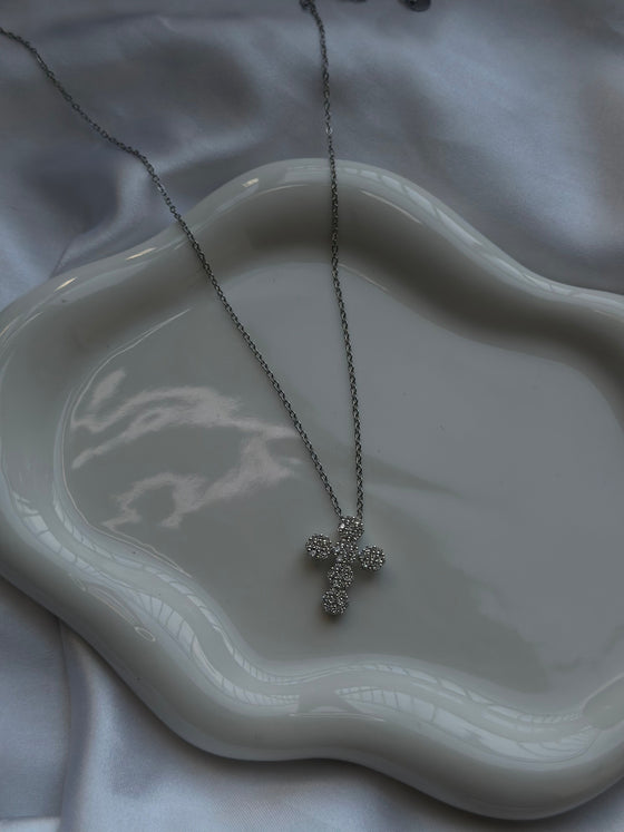 Necklace crocetta mini argento