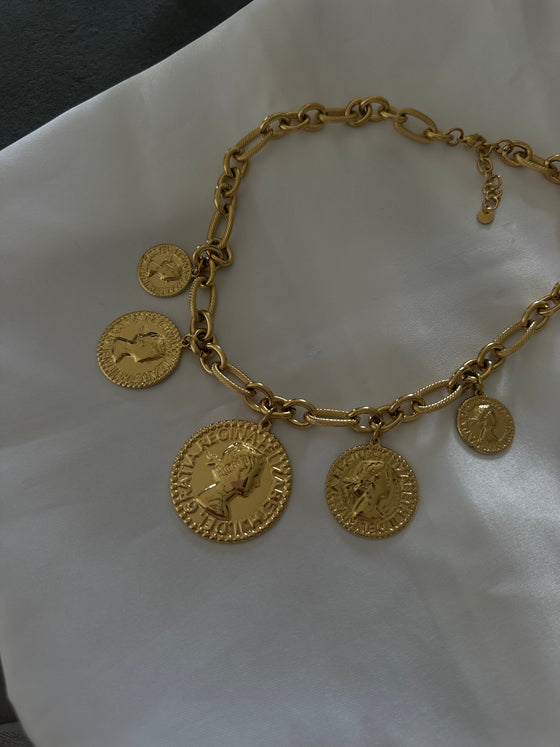 Collana moneta gold