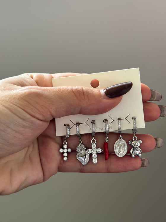 Set di orecchini gioia argento