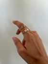 Anello fiori multicolor