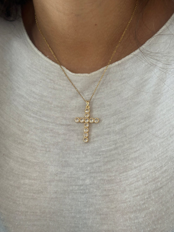 Necklace croce Amanda oro