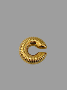  Earcuff rigato big oro