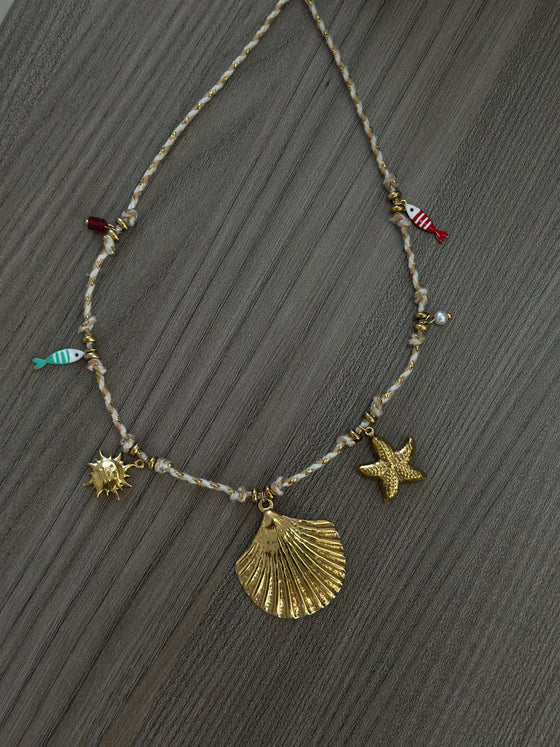 Collana mare luna bianca