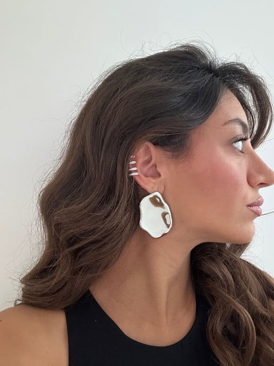 Earcuff Malesia argento