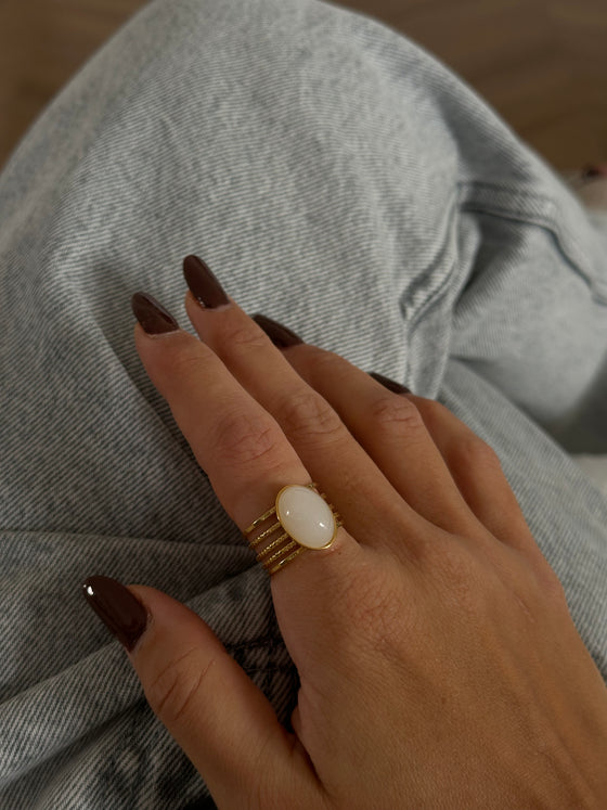 Anello Samantha Bianco